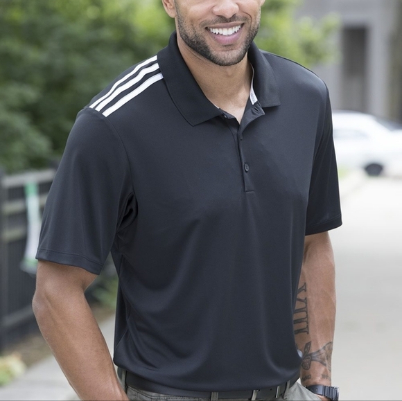 adidas Other - Adidas Climacool performance golf polo shirt  NAVY WITH WHITE SIZE 2XL